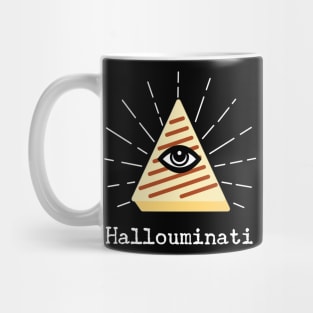 Halloumi Illuminati All Seeing Eye Mug